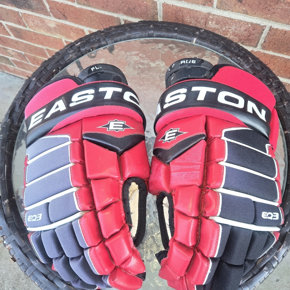Easton Red and Black Sports Gloves